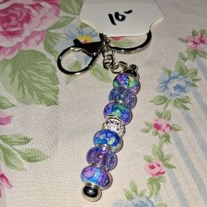 Colorful Beaded Keychain